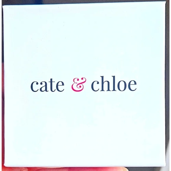 18k White Gold Plated Necklace and Earrings Jewelry Set - Picture 6 of 6